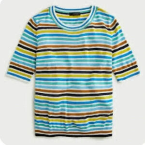 - JCrew short sleeve sweater